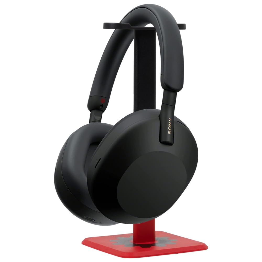 Sony WH-1000XM5 The Best Wireless Noise Canceling Headphones, Auto NC Optimizer, 30-Hour Battery, Alexa Voice Control, Silver Bundle with Deco Gear Pro Audio Headphone Stand