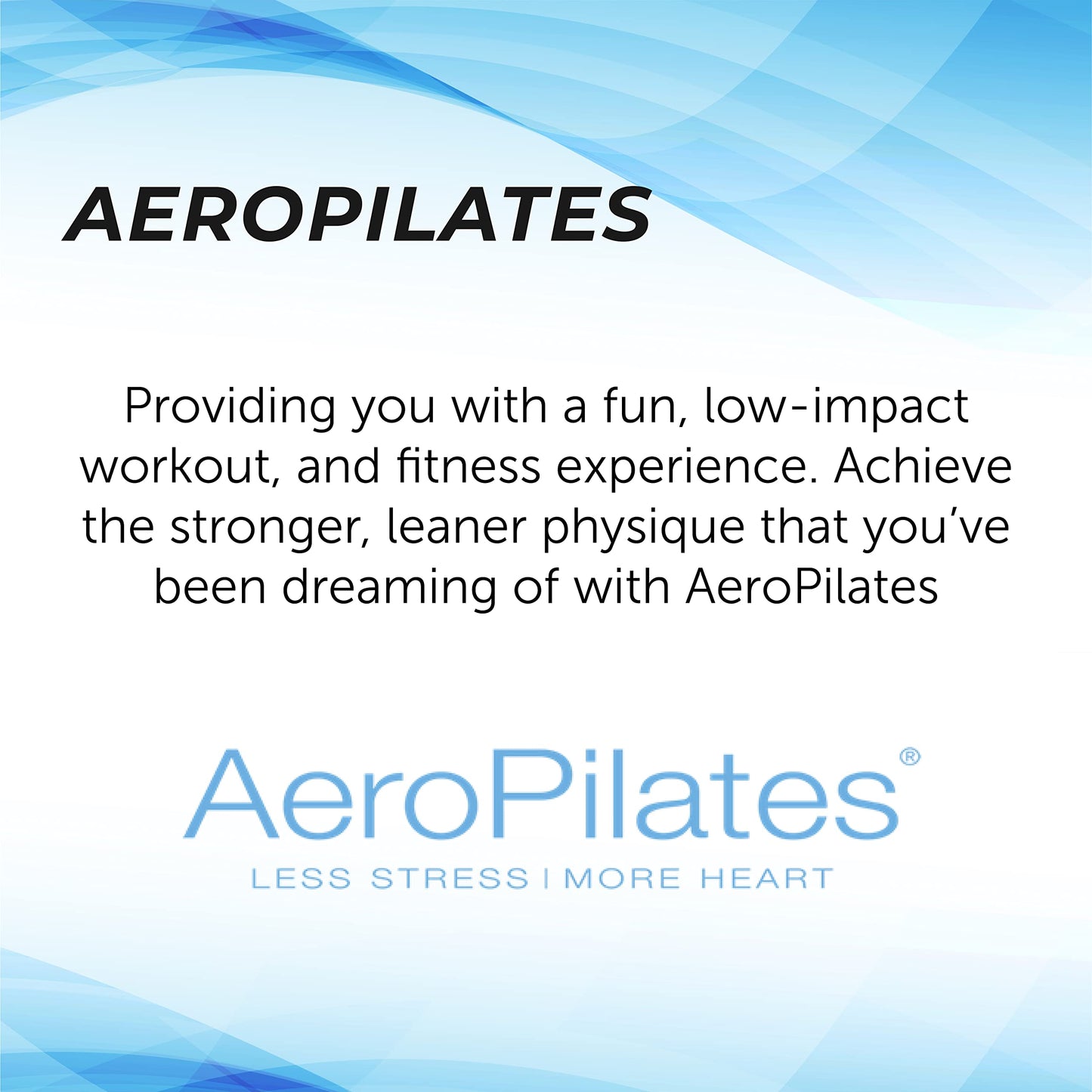 AeroPilates Reformer Home Workout Equipment, Pilates Machine w/Resistance, Black