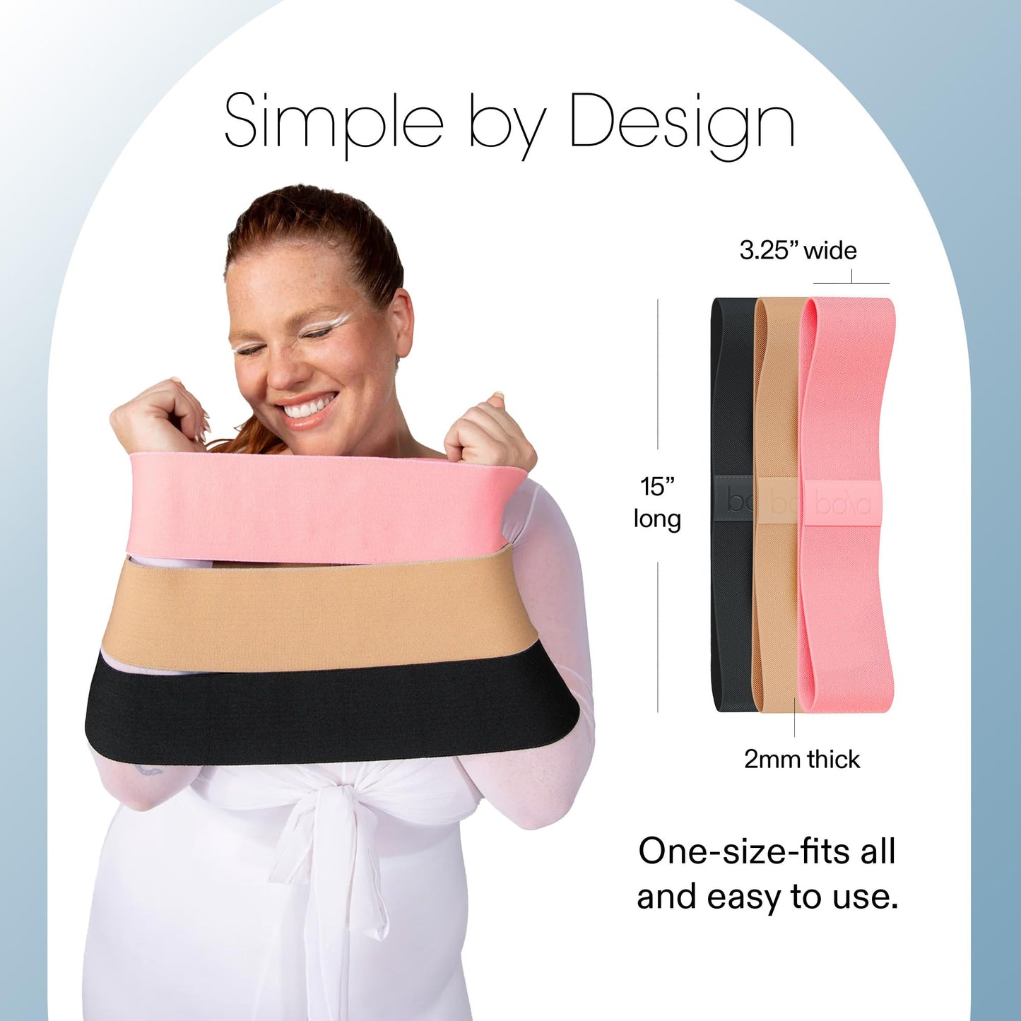 Bala Bands Resistance Bands for Women & Men, 3-Pack