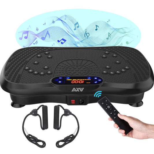 AXV Vibration Plate Fitness Platform Exercise Machine Vibrating Lymphatic Drainage