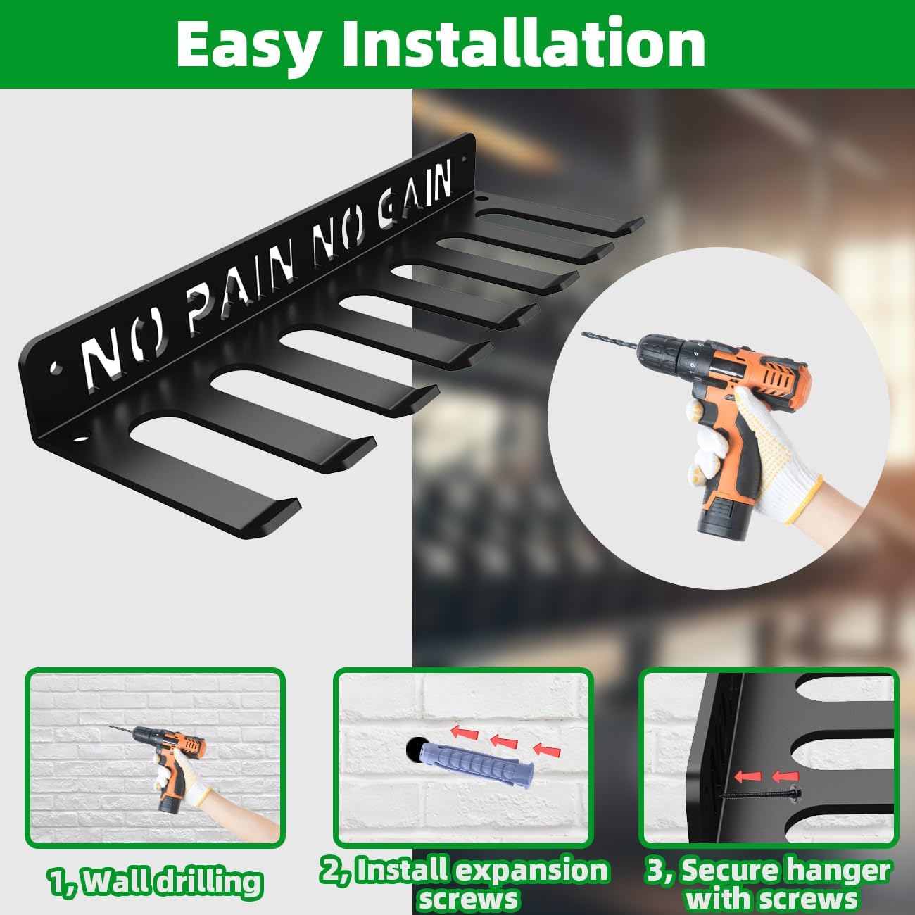 Home Gym Accessories Organization Storage Rack