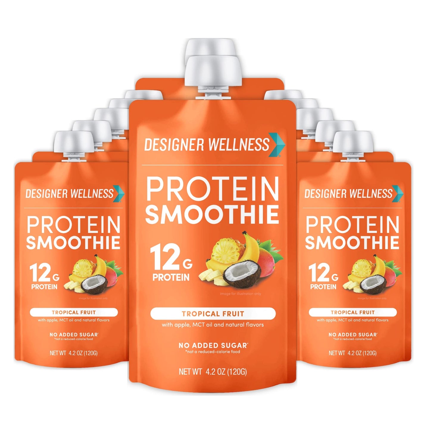 Designer Wellness Protein Smoothie, Real Fruit, 12g Protein, Low Carb, Zero Added Sugar