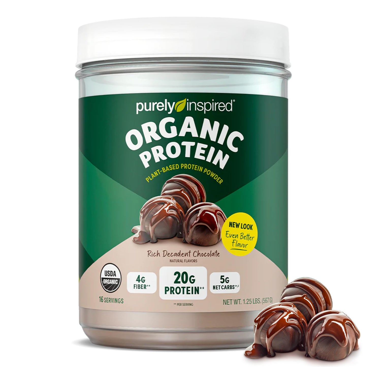 Purely Inspired Plant-Based Protein Powder for Men & Women
