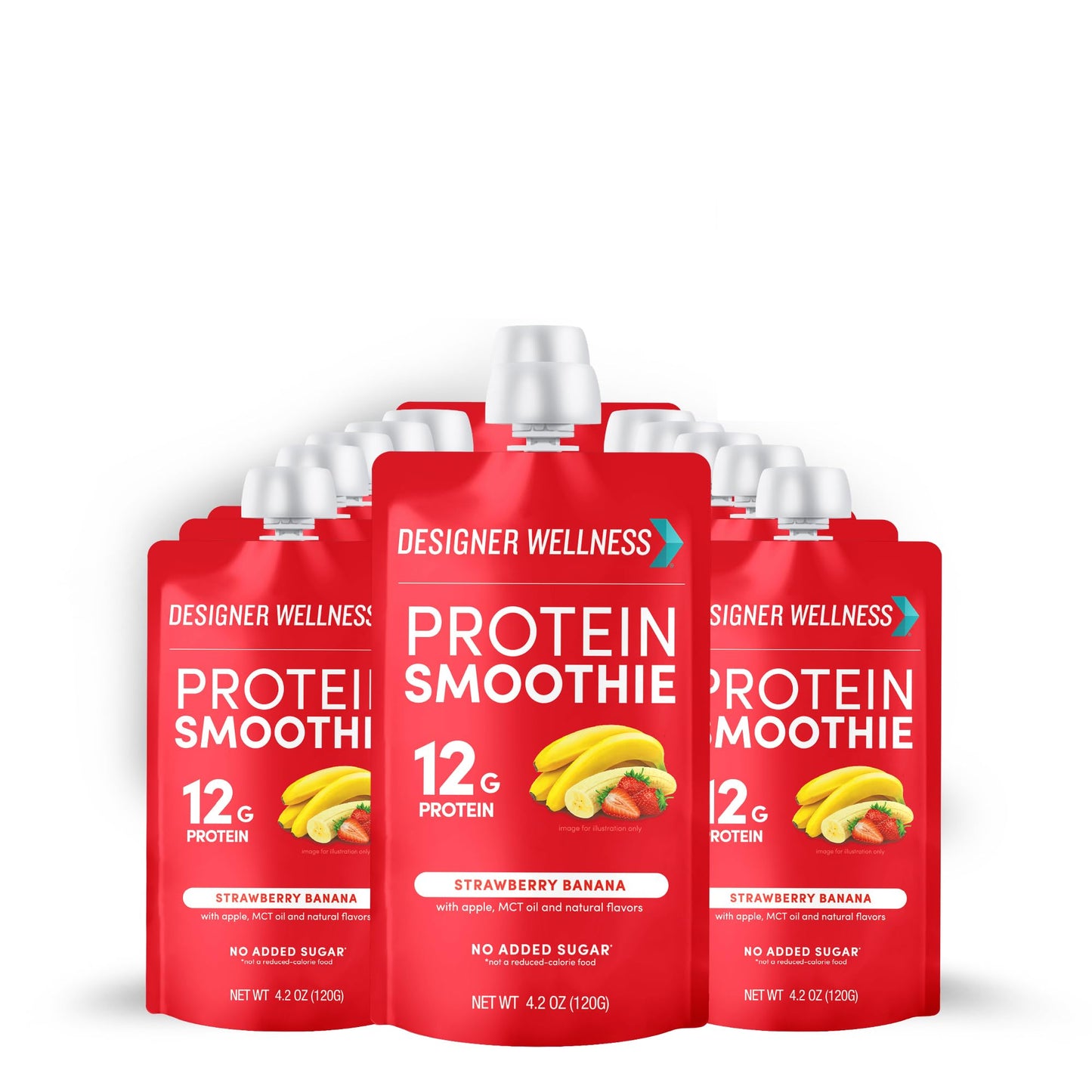 Designer Wellness Protein Smoothie, Real Fruit, 12g Protein, Low Carb, Zero Added Sugar