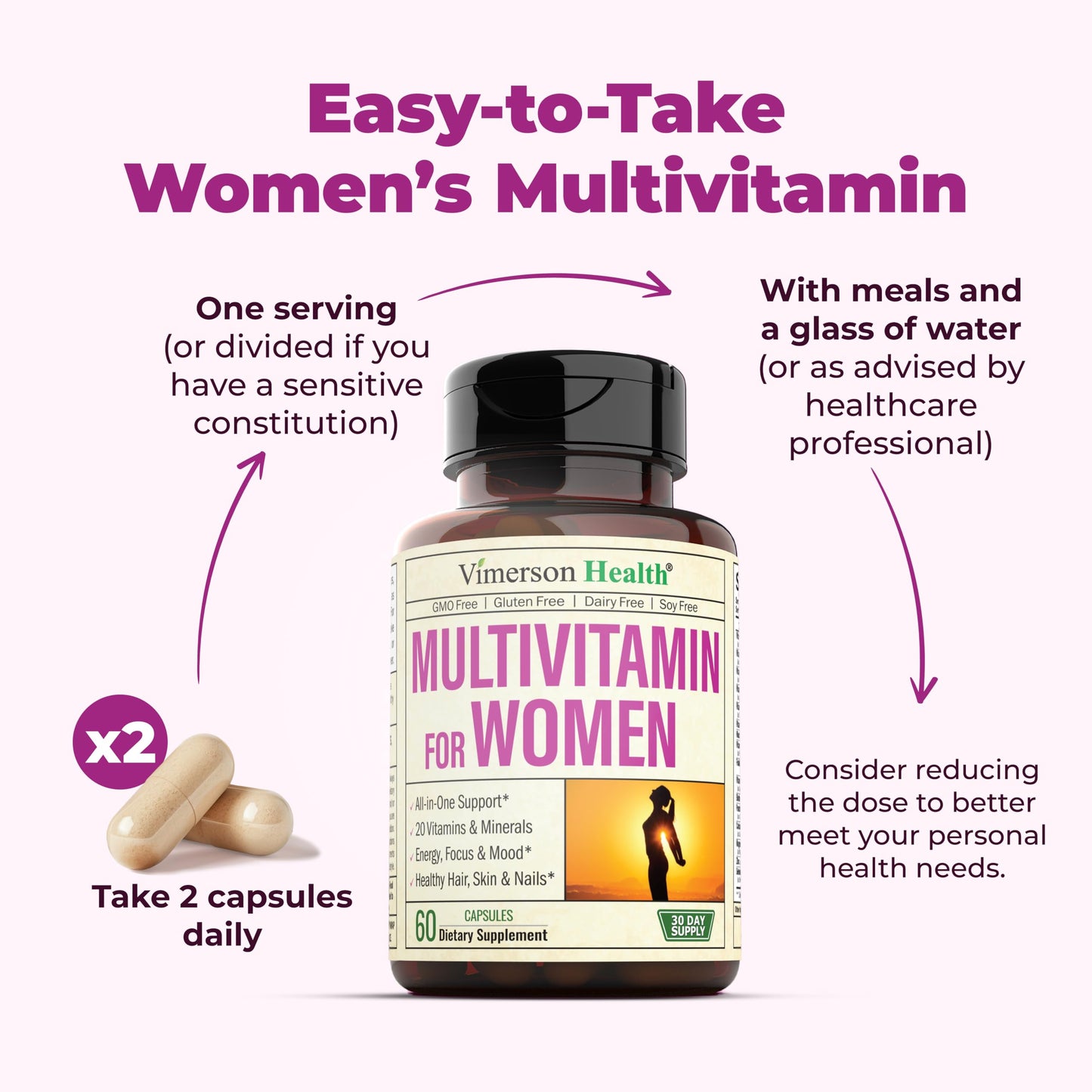 Multivitamin for Women - Daily Womens Multivitamin & Multimineral