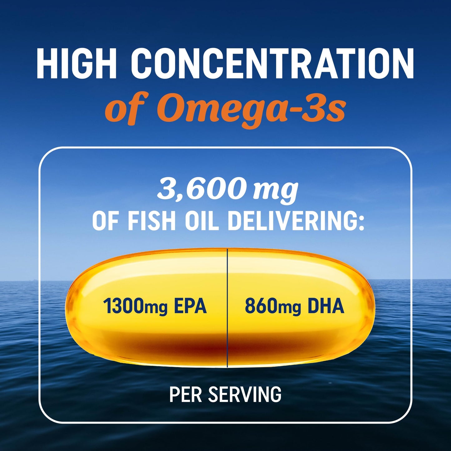 Triple Strength Omega 3 Fish Oil 3600 mg