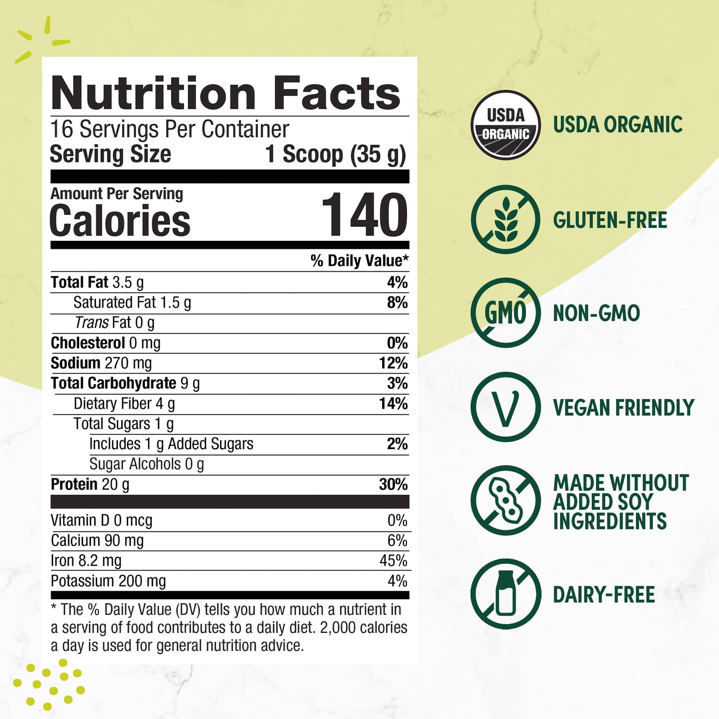 Purely Inspired Plant-Based Protein Powder for Men & Women