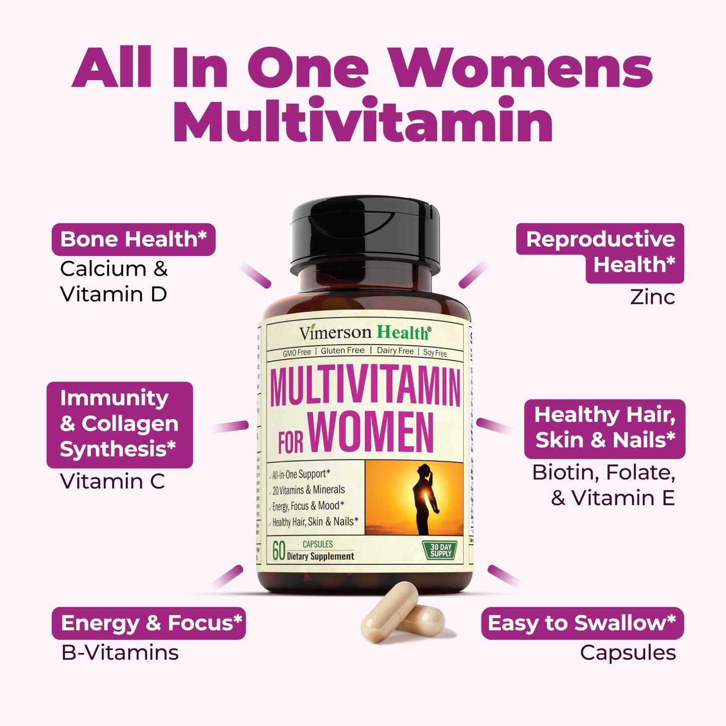 Multivitamin for Women - Daily Womens Multivitamin & Multimineral