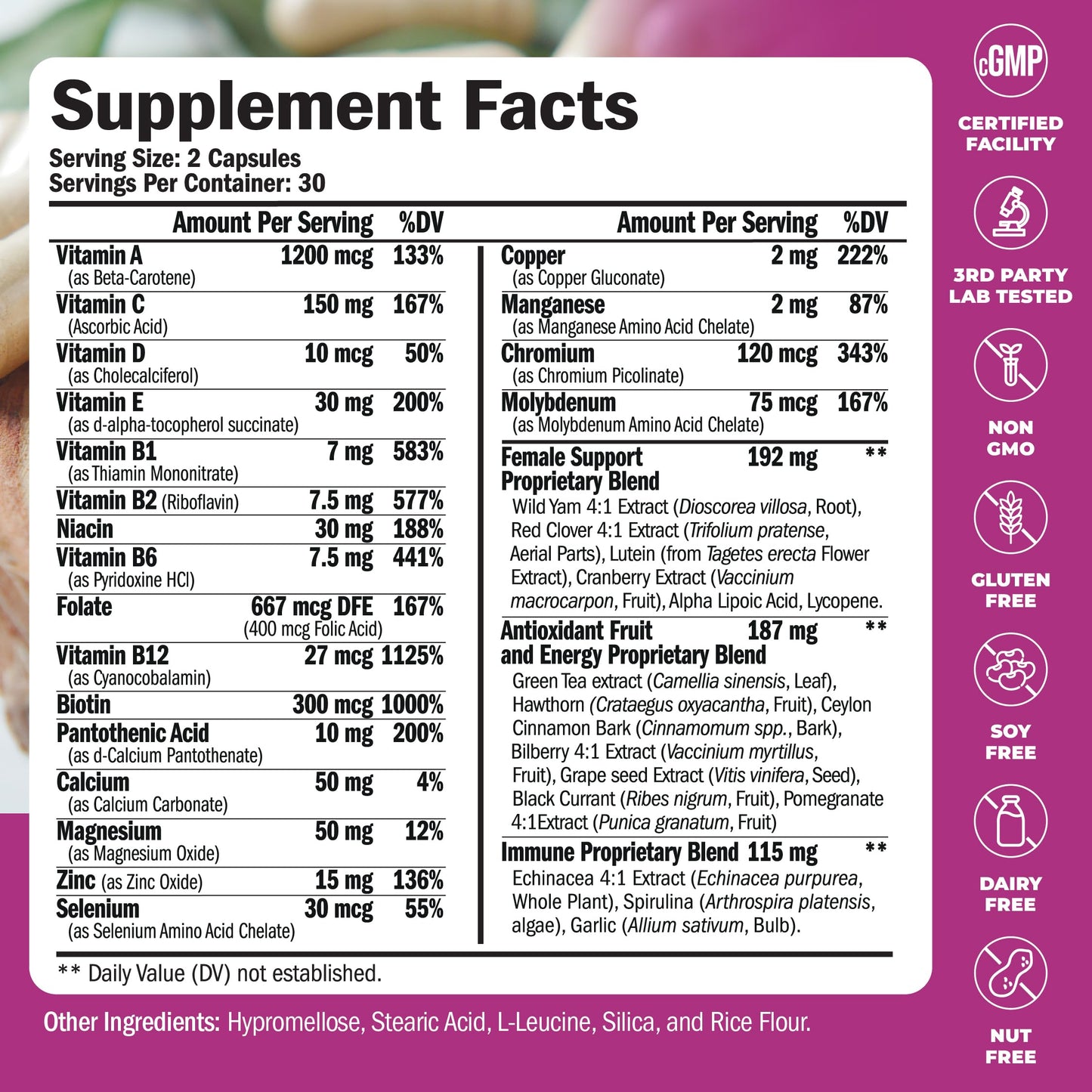 Multivitamin for Women - Daily Womens Multivitamin & Multimineral