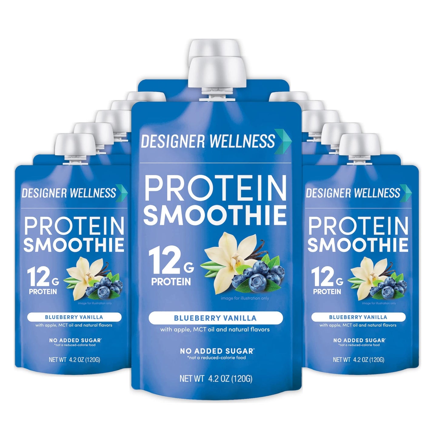 Designer Wellness Protein Smoothie, Real Fruit, 12g Protein, Low Carb, Zero Added Sugar