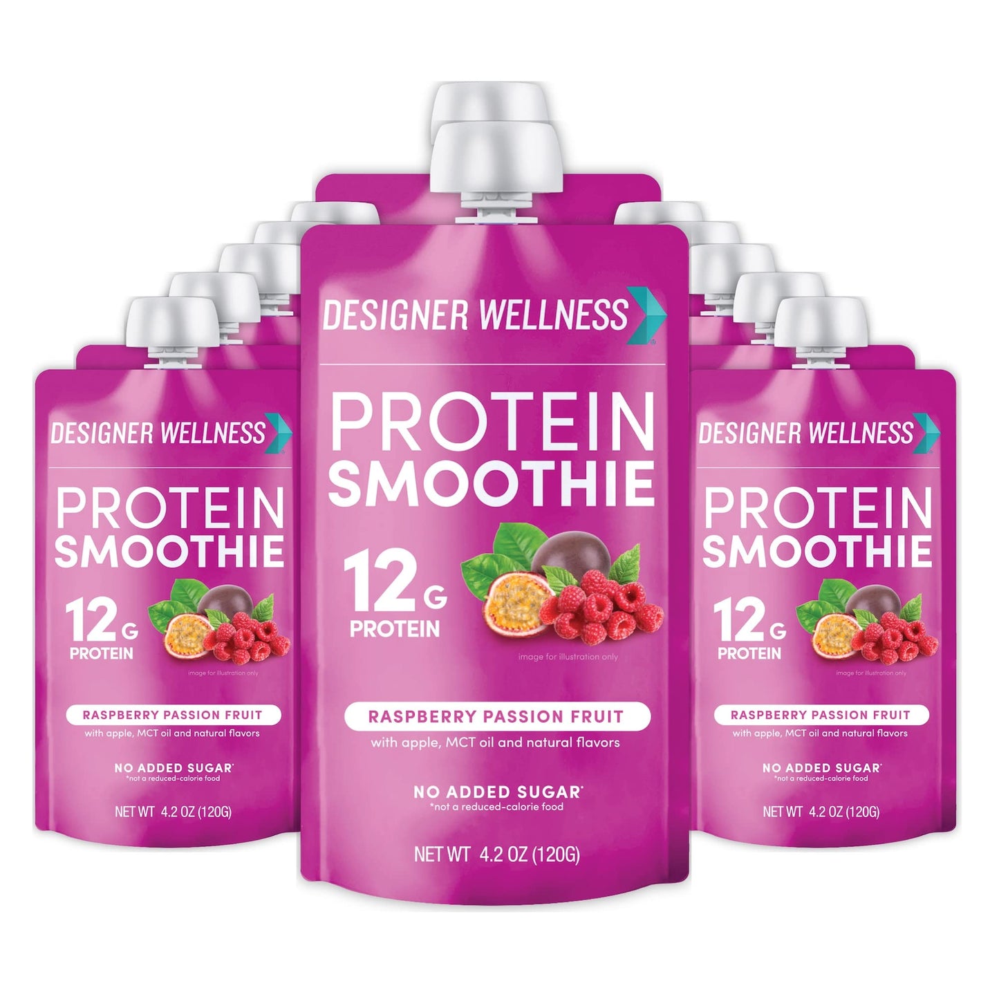 Designer Wellness Protein Smoothie, Real Fruit, 12g Protein, Low Carb, Zero Added Sugar