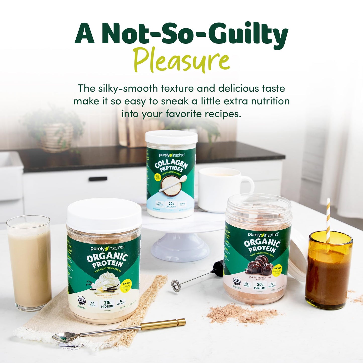 Purely Inspired Plant-Based Protein Powder for Men & Women